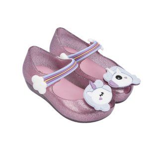 Mini Melissa Ultragirl Unicorn Mary Janes Sz 10